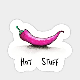 Hot stuff! Sticker